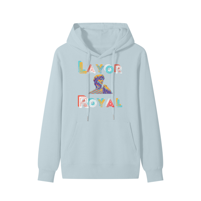 unisex hoodie ,layor royal hoodie