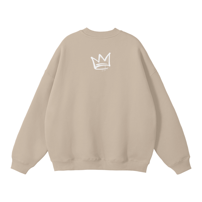 Streetwear Unisex Solid Color Fleece Pullover