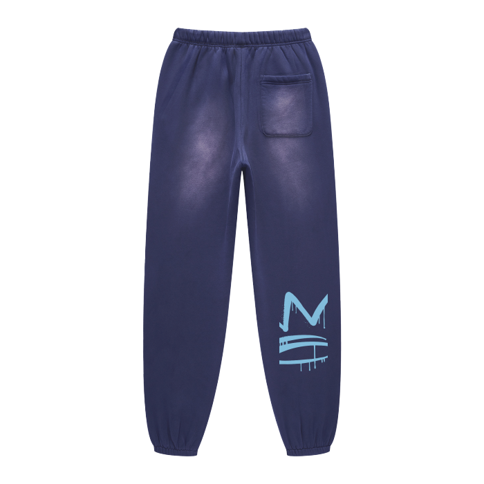 Streetwear Unisex Monkey Washed Dyed Fleece Joggers