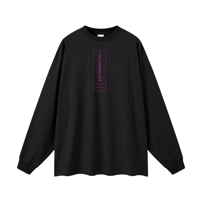 Streetwear Unisex 305G FOG 100% Cotton Long Sleeve Tee