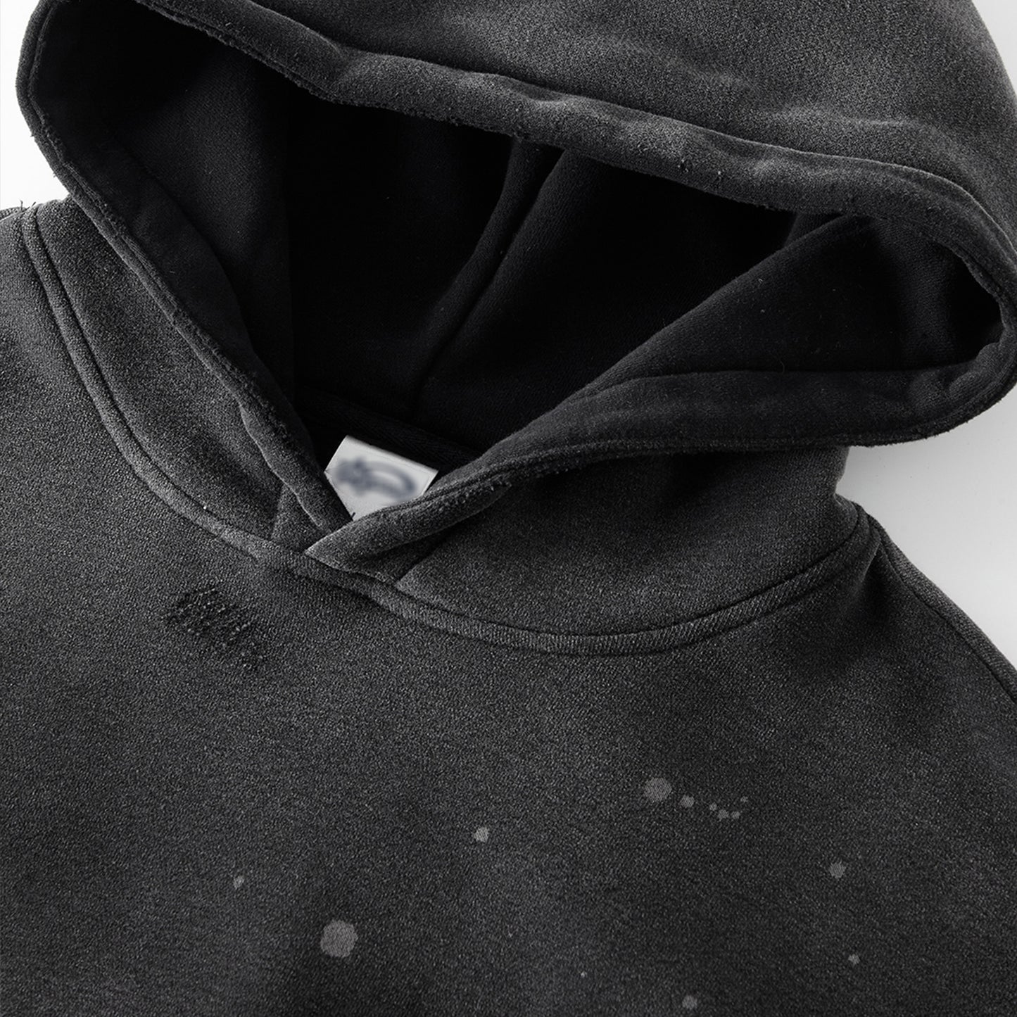 men's hoodie ,distressed hoodie,black unisex hoodie